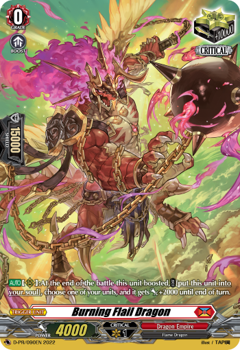 D-PR/090EN Burning Flail Dragon PR