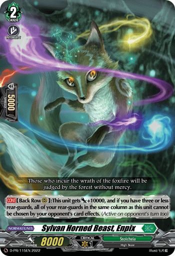 D-PR/115EN Sylvan Horned Beast, Enpix PR