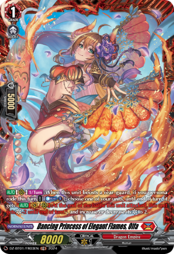 DZ-BT01/FR03EN Dancing Princess of Elegant Flames, Olfa FR