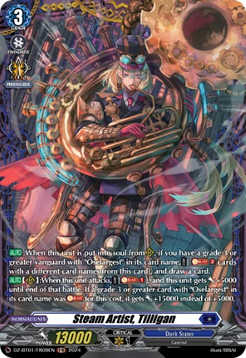 DZ-BT01/FR09EN Steam Artist, Tilligan FR
