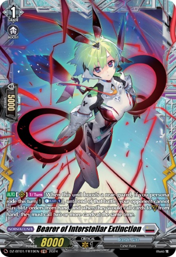 DZ-BT01/FR19EN Bearer of Interstellar Extinction FR