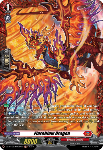 DZ-BT02/FR08EN Flareblow Dragon FR