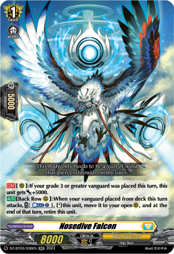 DZ-BT03/036EN Nosedive Falcon RR DZBT03