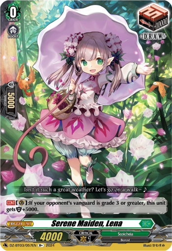 DZ-BT03/057EN Serene Maiden, Lena R+ DZBT03