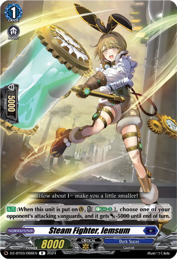 DZ-BT03/066EN Steam Fighter, Iemsum R DZBT03