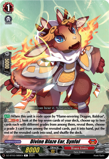 DZ-BT03/089EN Divine Blaze Ear, Synfol C DZBT03