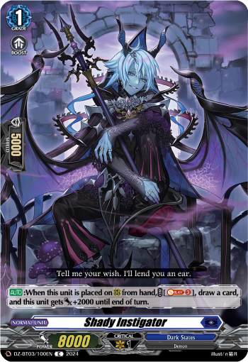 DZ-BT03/100EN Shady Instigator C DZBT03