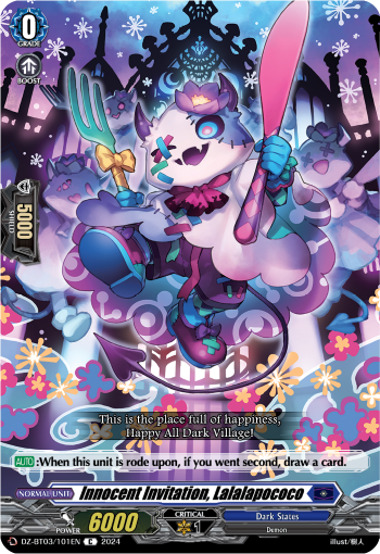 DZ-BT03/101EN Innocent Invitation, Lalalapococo C DZBT03