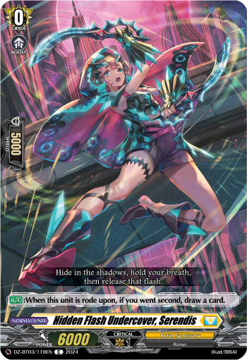 DZ-BT03/119EN Hidden Flash Undercover, Serendis C DZBT03