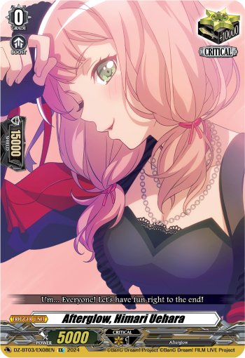 DZ-BT03/EX08EN Afterglow, Himari Uehara EX DZBT03