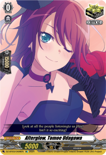 DZ-BT03/EX09EN Afterglow, Tomoe Udagawa EX DZBT03