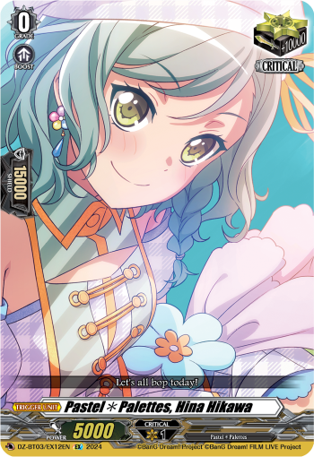 DZ-BT03/EX12EN Pastel✽Palettes, Hina Hikawa EX DZBT03