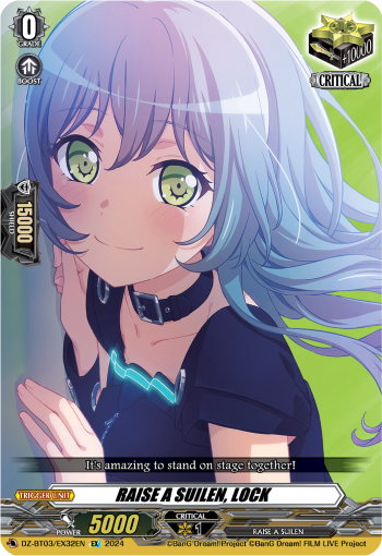 DZ-BT03/EX32EN RAISE A SUILEN, LOCK EX DZBT03