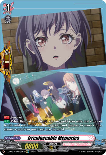 DZ-BT03/EXP02EN Irreplaceable Memories EXP DZBT03