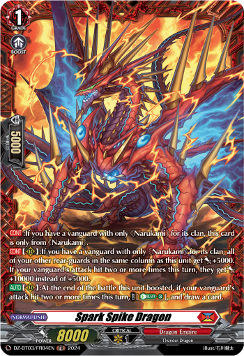 DZ-BT03/FR04EN Spark Spike Dragon FR DZBT03
