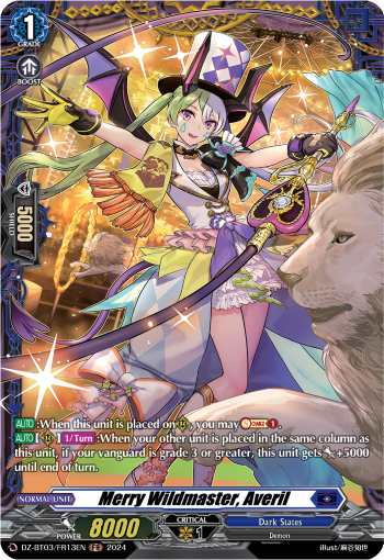 DZ-BT03/FR13EN Merry Wildmaster, Averil FR DZBT03