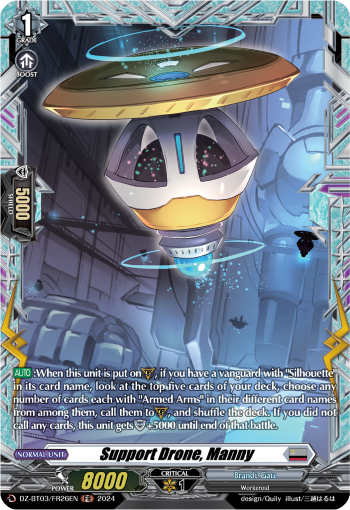 DZ-BT03/FR26EN Support Drone, Manny FR DZBT03