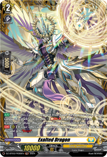 DZ-BT03/FR30EN Exalted Dragon FR DZBT03