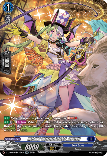 DZ-BT03/SR16EN Merry Wildmaster, Averil SR