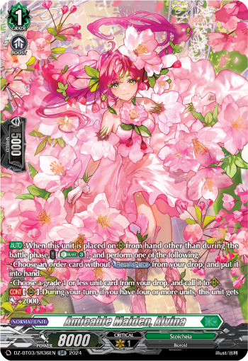 DZ-BT03/SR36EN Amicable Maiden, Alvina SR