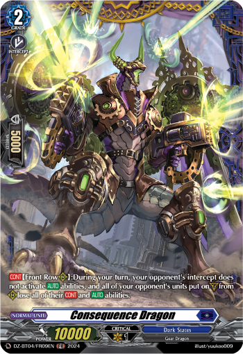 DZ-BT04/FR09EN Consequence Dragon FR