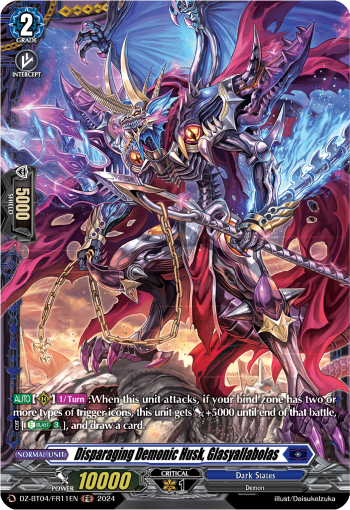 DZ-BT04/FR11EN Disparaging Demonic Husk, Glasyallabolas FR