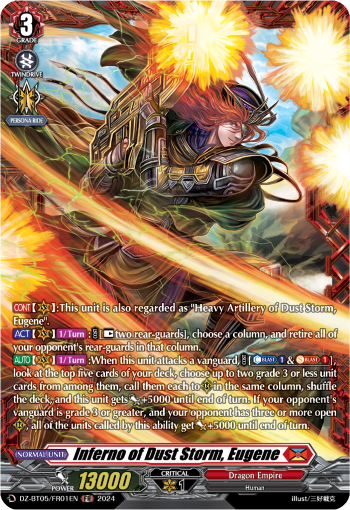 DZ-BT05/FR01EN Inferno of Dust Storm, Eugene FR