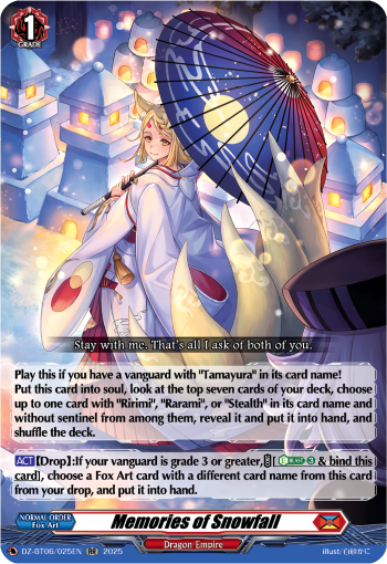 DZ-BT06/025EN Memories of Snowfall RR