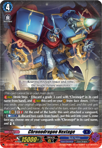 DZ-BT06/EX01EN Chronodragon Nextage EXRRR