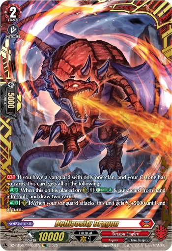 DZ-BT06/FFR03EN Bellicosity Dragon FFR