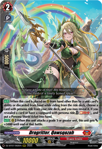 DZ-BT07/002EN Dragritter, Qawsqozah RRR