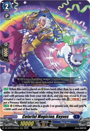 DZ-BT07/005EN Colorful Magician, Rayvos RRR