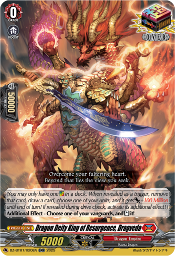 DZ-BT07/020EN Dragon Deity King of Resurgence, Dragveda ORR