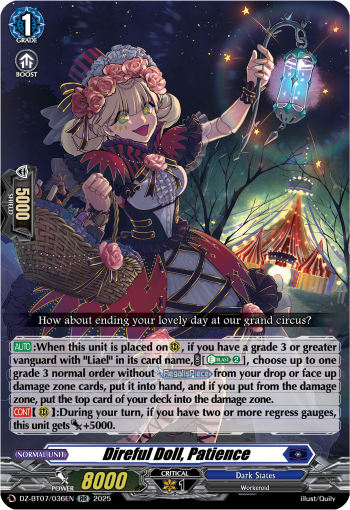 DZ-BT07/036EN Direful Doll, Patience RR