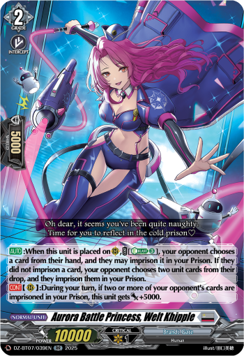 DZ-BT07/039EN Aurora Battle Princess, Welt Khipple RR