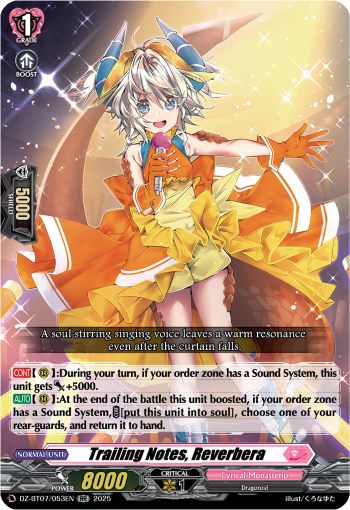 DZ-BT07/053EN Trailing Notes, Reverbera RR