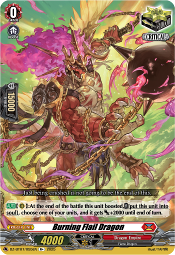 DZ-BT07/055EN Burning Flail Dragon R+