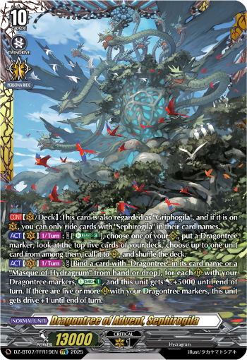 DZ-BT07/FFR19EN Dragontree of Advent, Sephirogila FFR