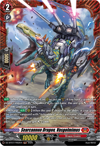 DZ-BT07/FR02EN Searcannon Dragon, Vasgolmimus FR
