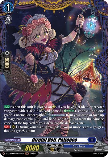 DZ-BT07/FR11EN Direful Doll, Patience FR