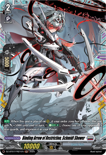 DZ-BT07/FR21EN Binding Arrow of Restriction, Schmidt Shower FR