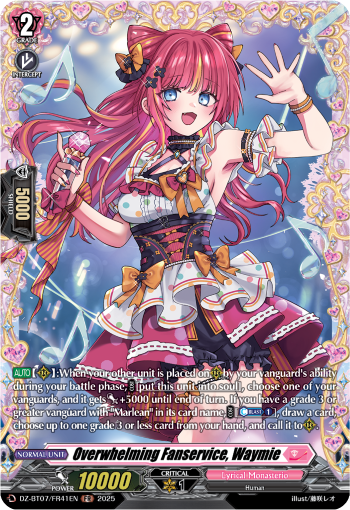 DZ-BT07/FR41EN Overwhelming Fanservice, Waymie FR