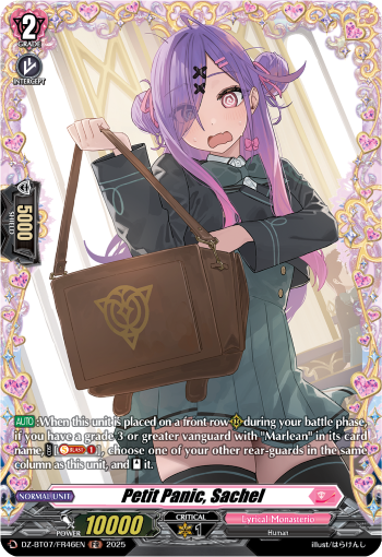 DZ-BT07/FR46EN Petit Panic, Sachel FR