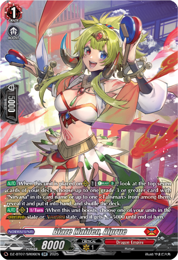 DZ-BT07/SR06EN Blaze Maiden, Alprue SR