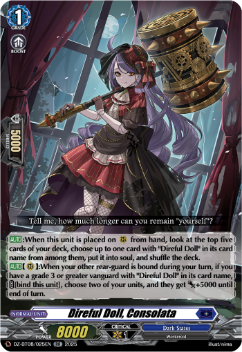 DZ-BT08/025EN Direful Doll, Consolata RR DZBT08