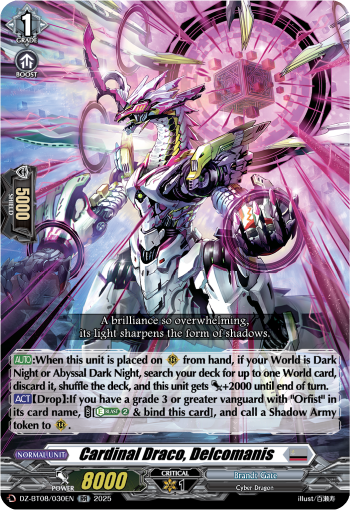 DZ-BT08/030EN Cardinal Draco, Delcomanis RR DZBT08
