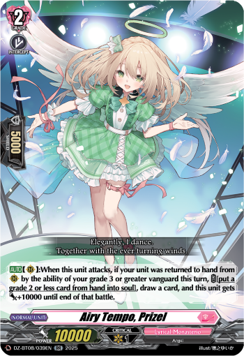 DZ-BT08/039EN Airy Tempo, Prizel RR DZBT08