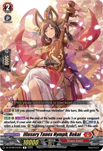 DZ-BT08/043EN Illusory Tunes Nymph, Rekai R DZBT08