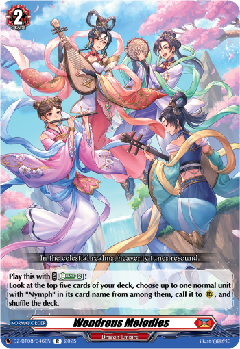 DZ-BT08/046EN Wondrous Melodies R DZBT08