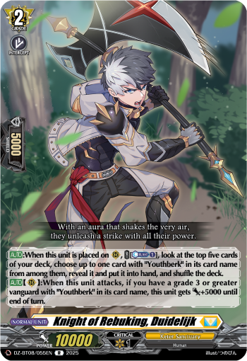 DZ-BT08/055EN Knight of Rebuking, Duidelijk R DZBT08